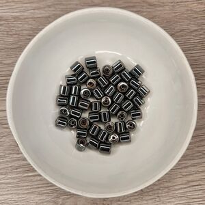 Hemalyke 50 Count 6mm Barrel Drum Beads #46